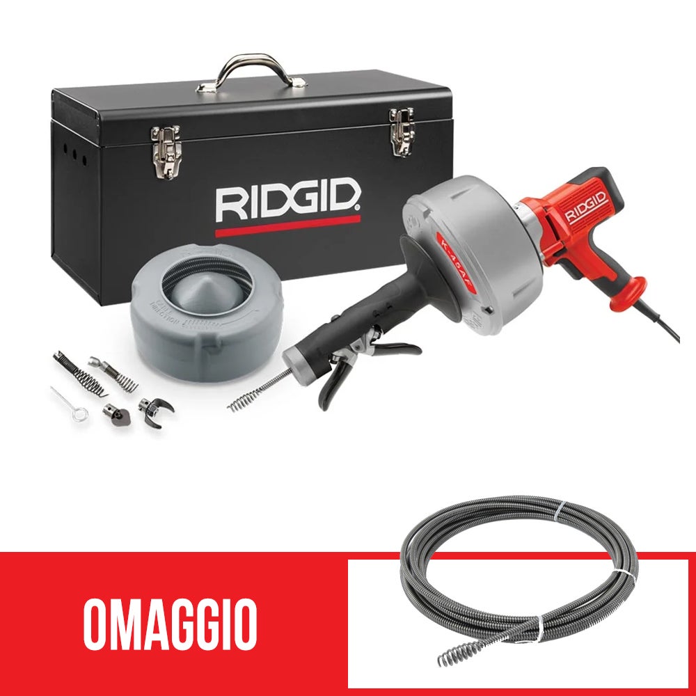 Ridgid K 45AF 5 Stasatrice 230 V Per Condutture Di Scarico Da 3 4 A 2