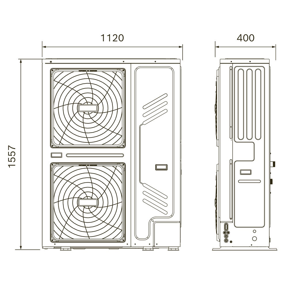 Bosch CS2000AWF 26 R T 26 KW CS2000AWF 26 R T Pompa Di Calore Aria