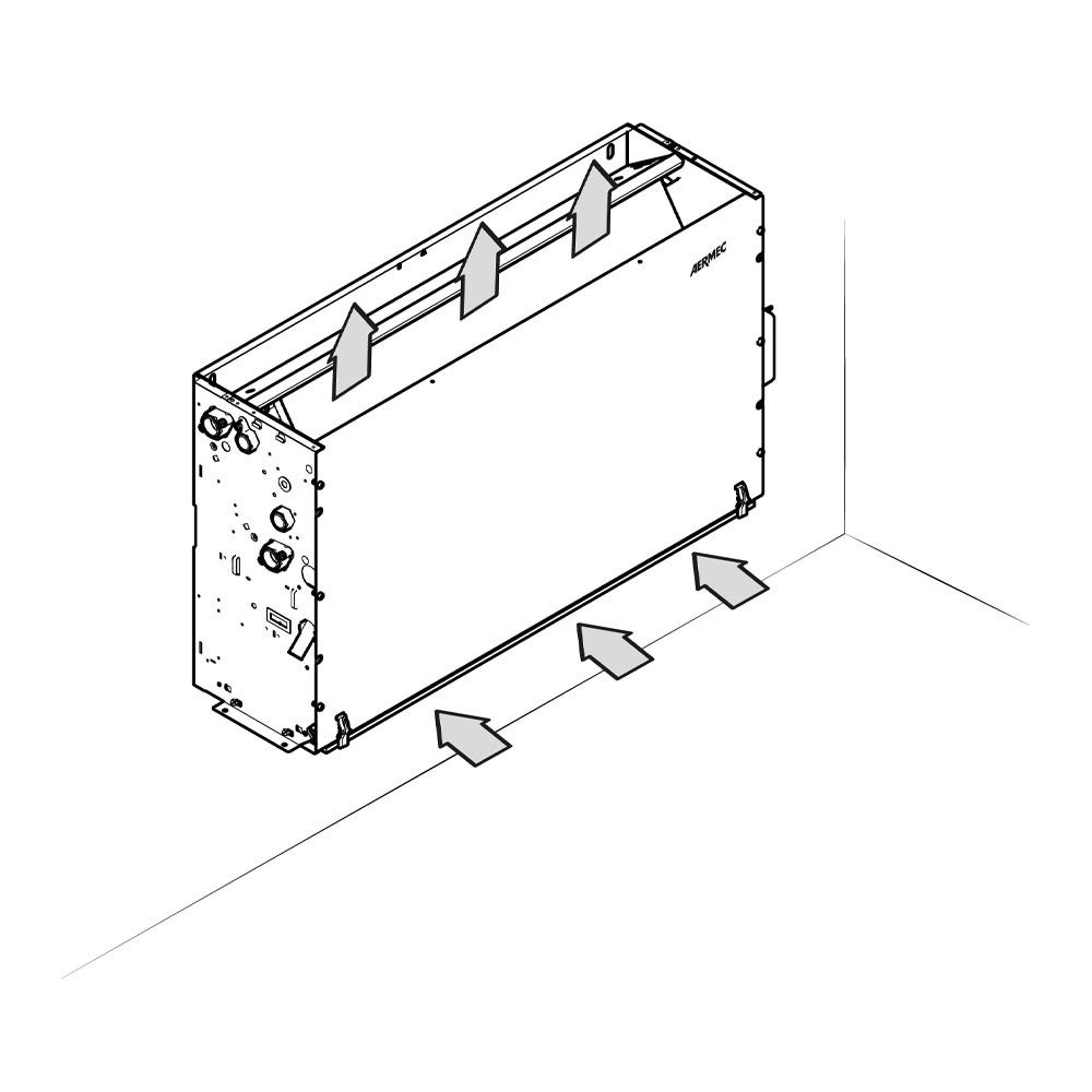 Aermec Fcz P Fcz P Ventilconvettore Per Impianto Tubi Da Incasso