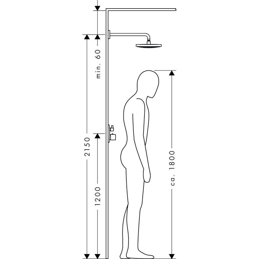 Hansgrohe 27378400 RAINDANCE SELECT S Soffione Doccia 300 2 Jet Con