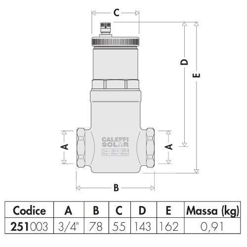 Caleffi Discal Disaeratore Per Impianti Solari Prezzi E