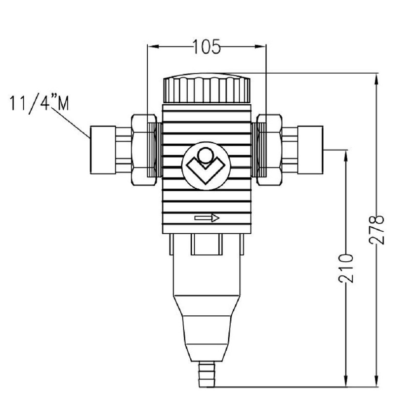 Cillit Ag Filtro Eurodiago Bio Carenato Autopulente Raccordo