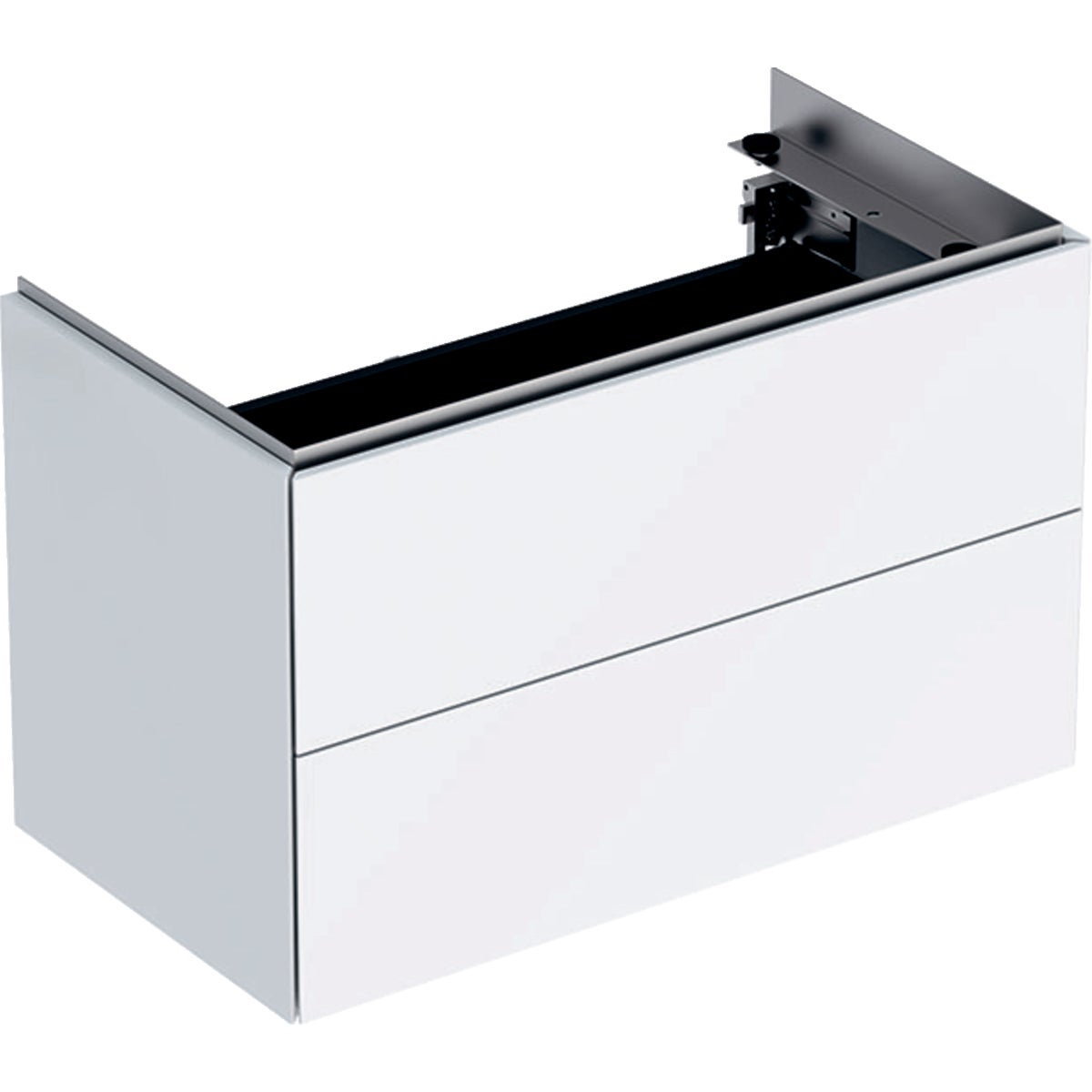 Geberit 500.381.01.1 ONE mobile per lavabo L.75 cm con due cassetti, colore  bianco finitura lucido