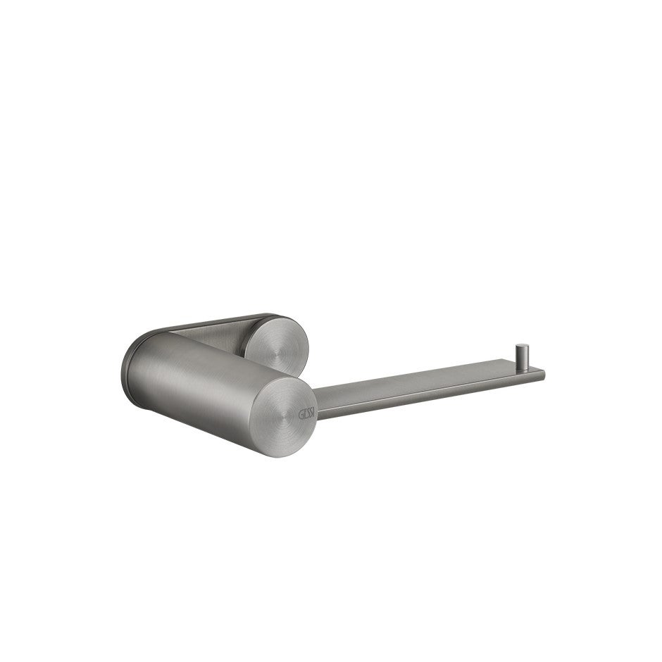 Gessi 54749#239 316 ACCESSORI portarotolo a muro orizzontale/verticale,  finitura steel brushed