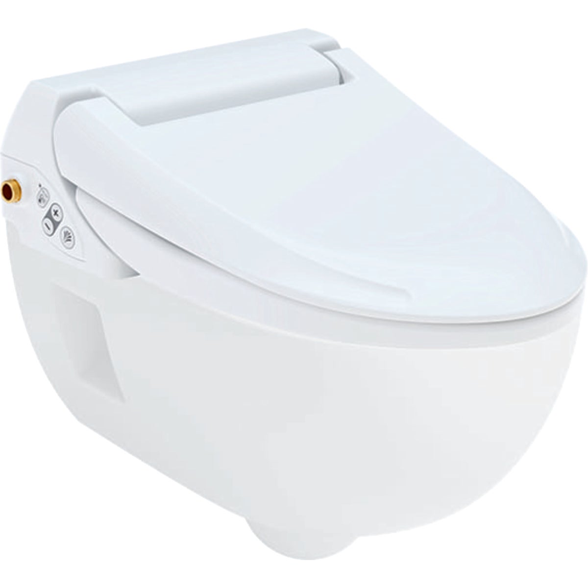 Geberit 146.135.11.1 AQUACLEAN 4000 vaso sospeso, senza brida, sedile con  funzione bidet e chiusura ammortizzata, colore bianco