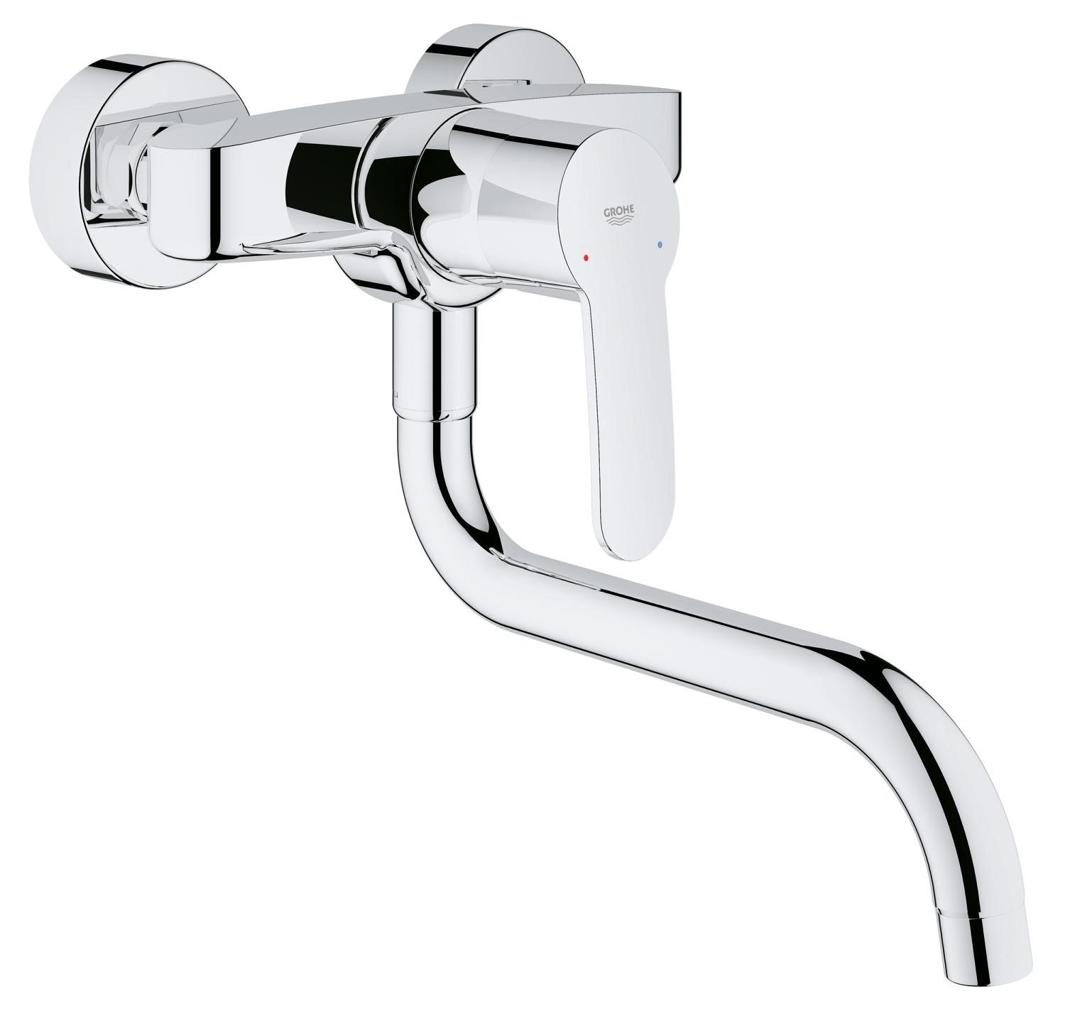 Grohe 33982002 Eurostyle Cosmopolitan Miscelatore Monocomando Lavello -  Installazione a Parete finitura cromo | Prezzi e offerte su