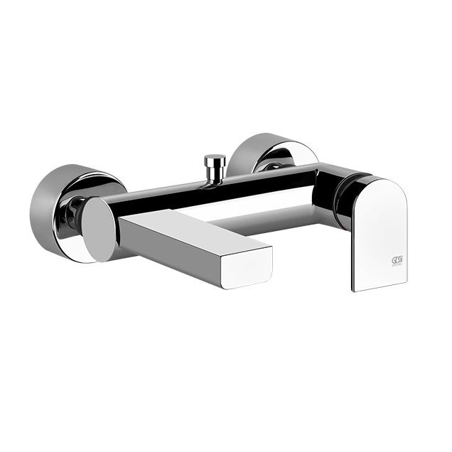 Gessi 38613#031 VIA MANZONI miscelatore esterno vasca con deviatore  automatico bagno/doccia, finitura cromo