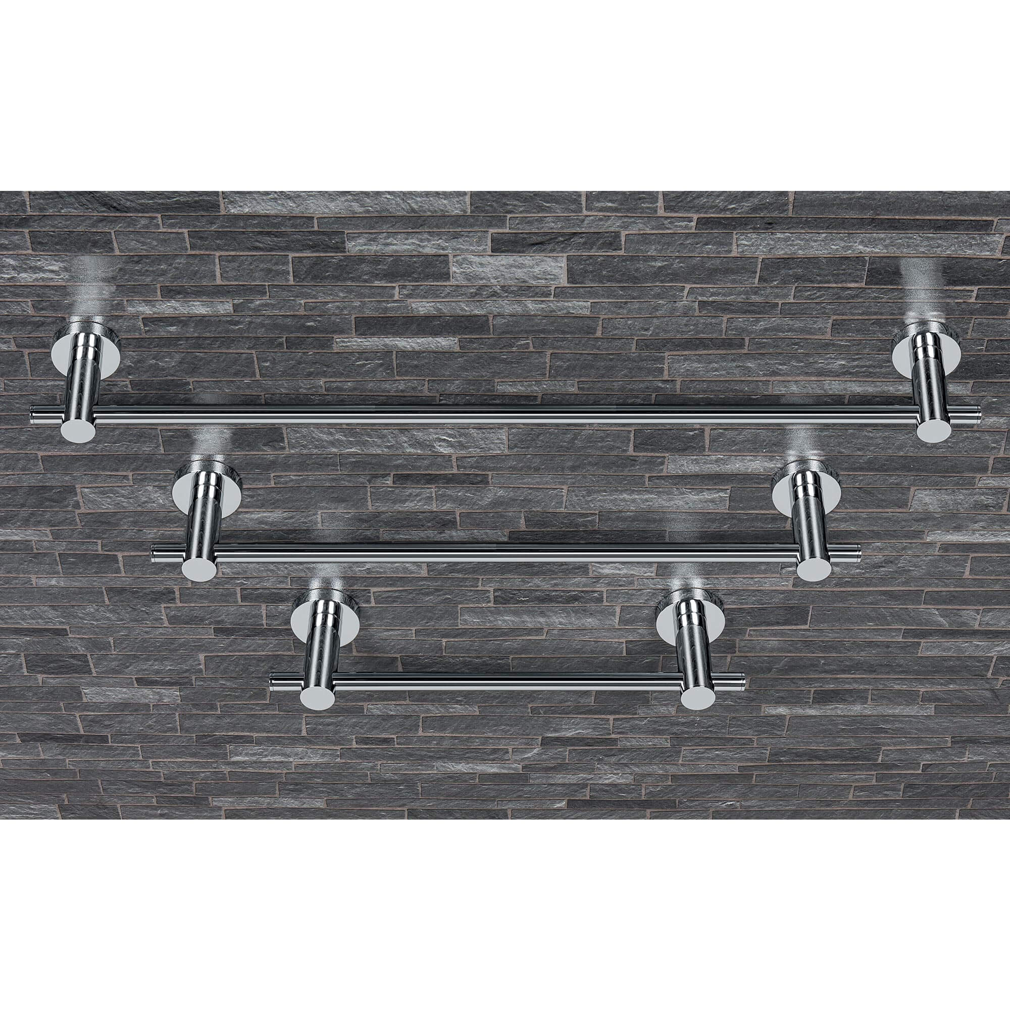 Colombo Design W4911RCR PLUS porta salvietta con supporti regolabili 60 ...
