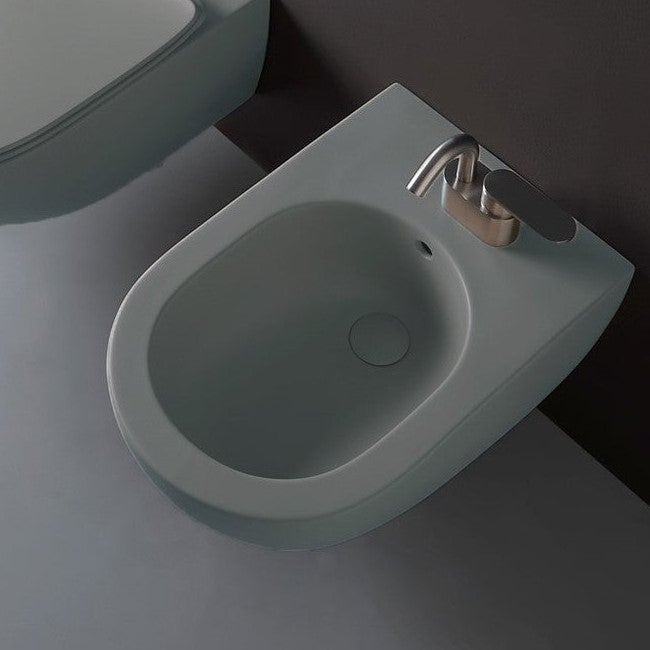 Flaminia AP219GLA MINIAPP Bidet Sospeso Monoforo Colore Grigio Lava Finitura Opaco Prezzi E