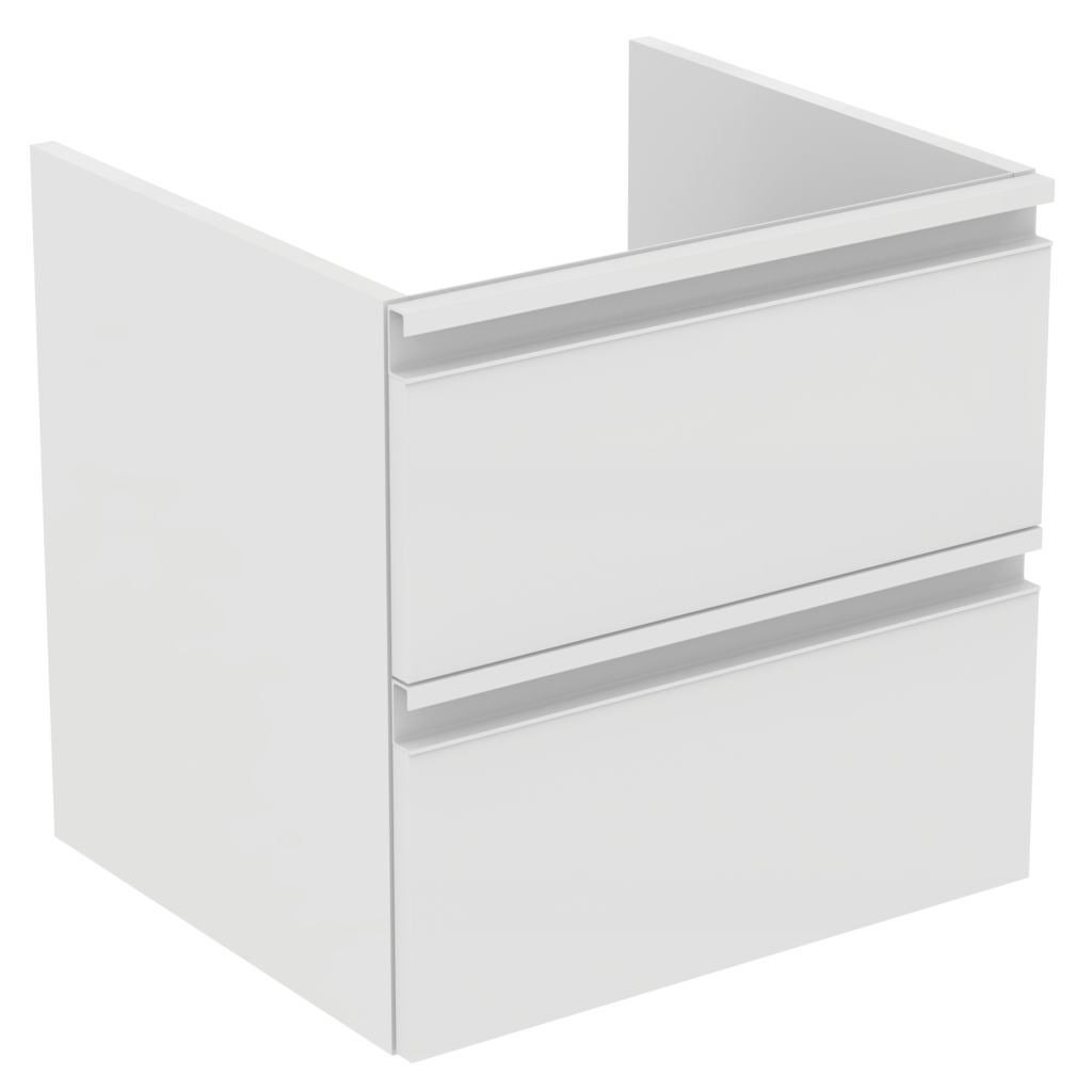 Mobile sottolavabo e lavabo Elise bianco lucido L 60 x H 190 x P 33.5