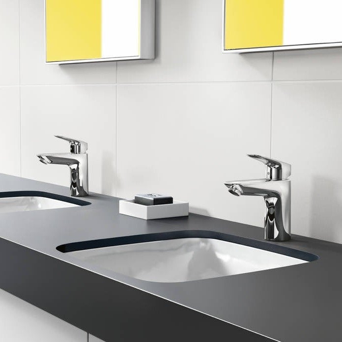 Miscelatore Lavabo Hansgrohe Logis 100 CoolStart - Monocomando Con Funzione Risparmio Idrico, Cromo Lucido