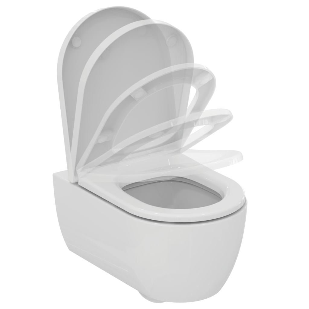 Ideal Standard I.LIFE A vaso a terra, scarico a parete a P, senza sedile, colore bianco finitura lucido T467301 - Officina Idraulica