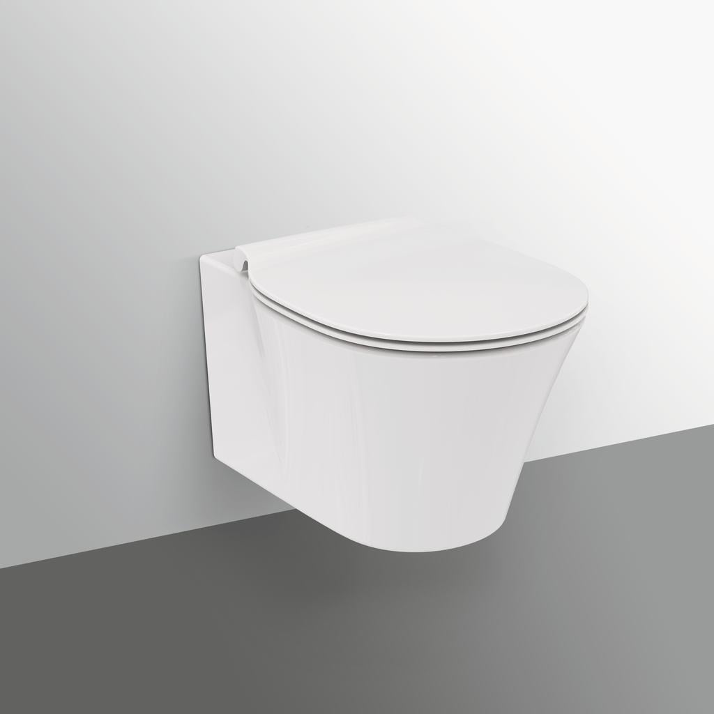 Copriwater Ideal Standard Connect - Bianco 46x38.3cm - Chiusura Rallentata E Antibatterico