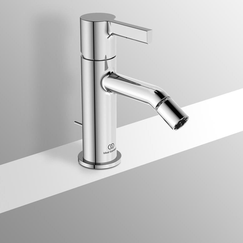 Miscelatore Monocomando Ideal Standard Per Bidet – Cromato, Con Sistema Click E Scarico A Piletta