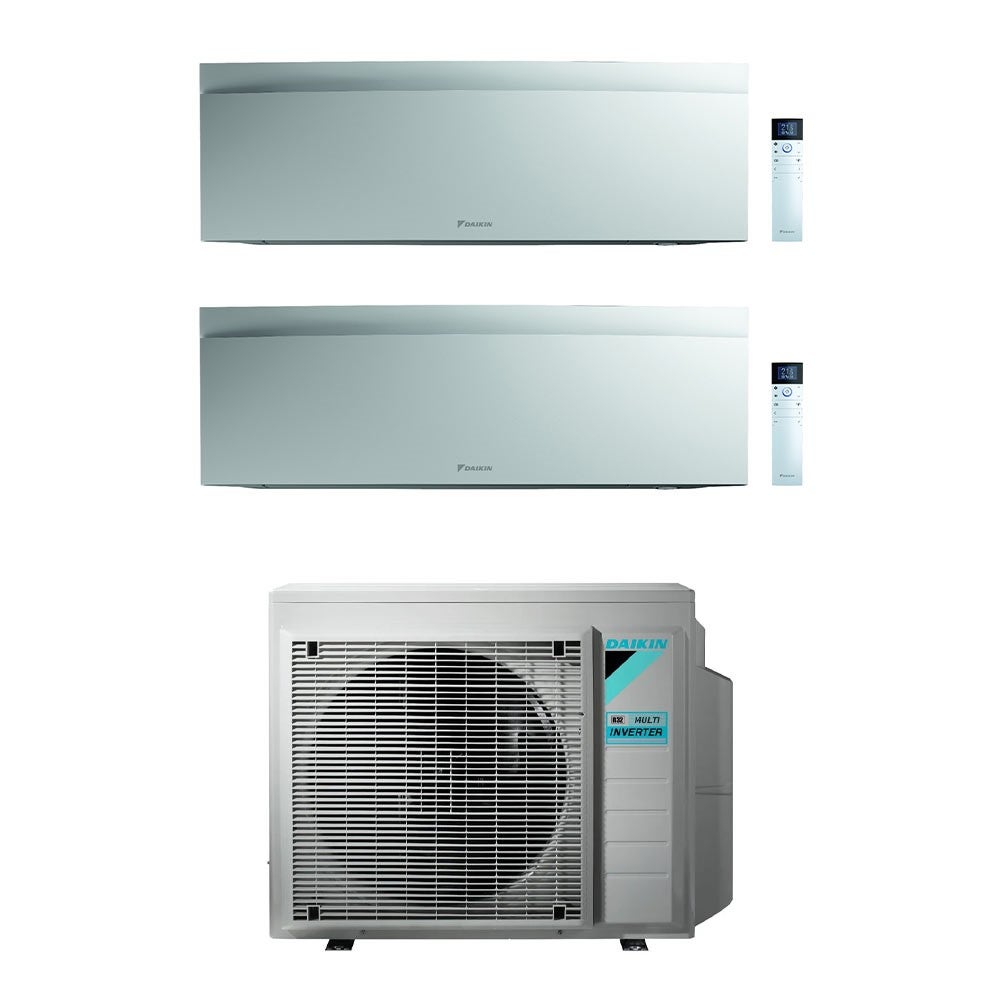 Daikin Emura R32 Climatizzatore A Parete Dual Split Inverter Wi Fi Bianco Unità Esterna 65 Kw 2187