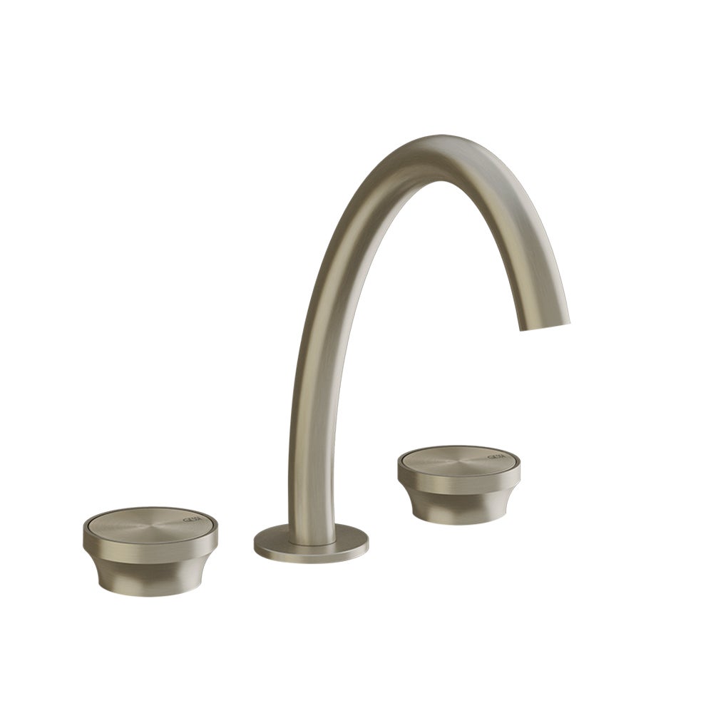 Gessi Origini Gruppo Lavabo Fori Bocca H Cm Senza Scarico Finitura Finox