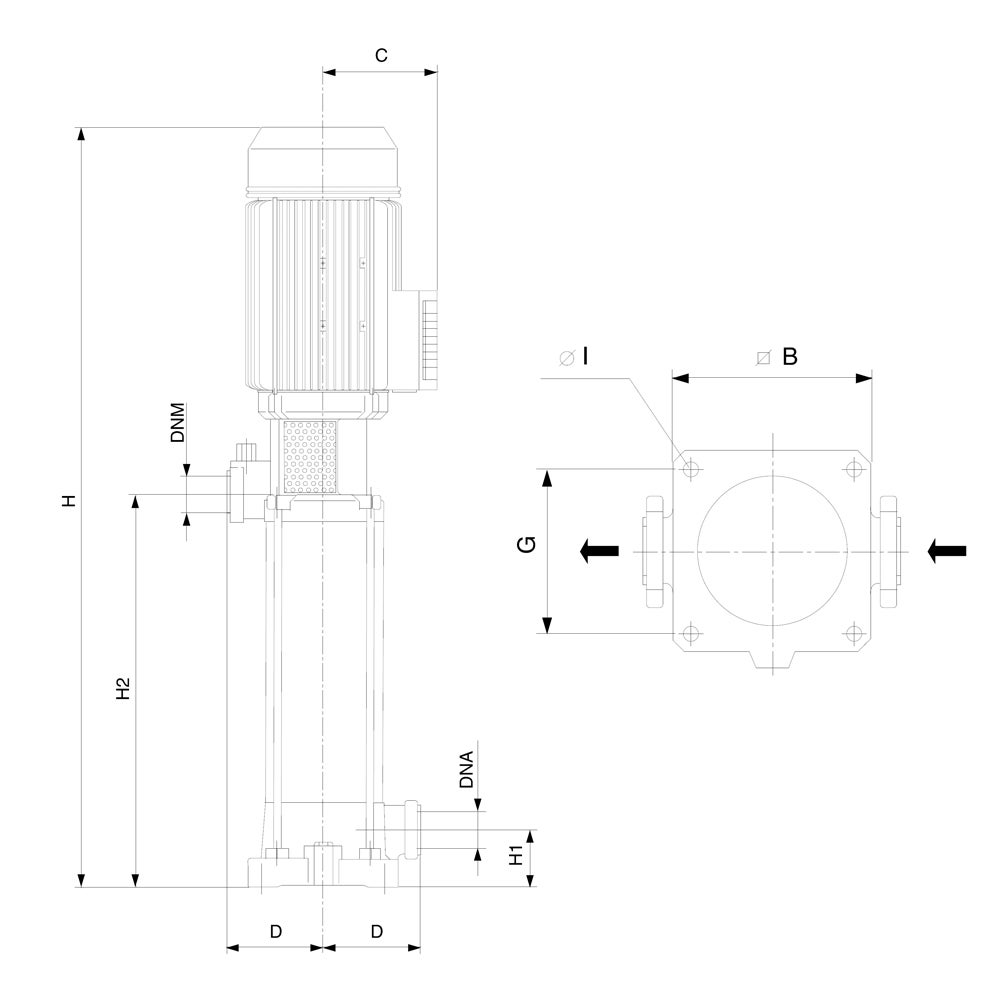 Dab Pumps Kv T Pompa Centrifuga Pluristadio Verticale Idonea In Impianti Idrici Di