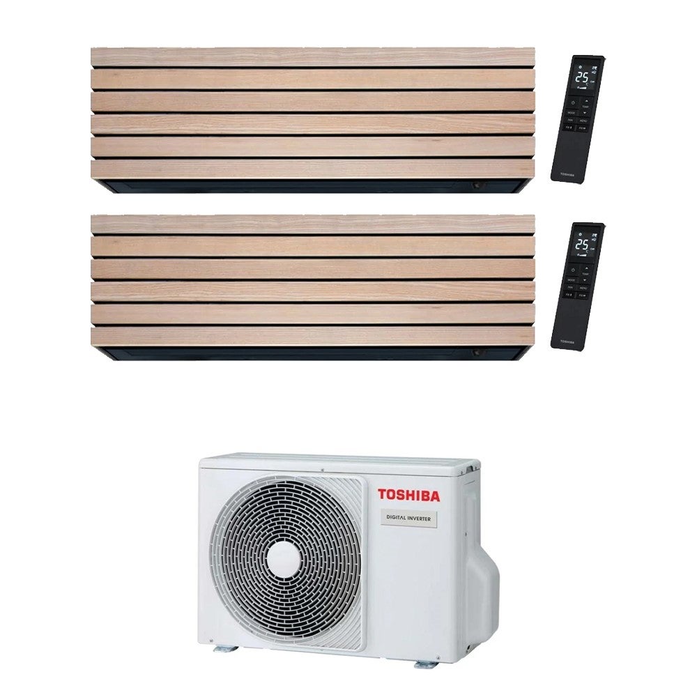 Toshiba Daiseikai Wood R Climatizzatore A Parete Dual Split