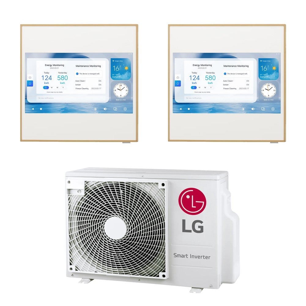 LG ARTCOOL Gallery LCD R32 Climatizzatore A Parete Dual Split Inverter