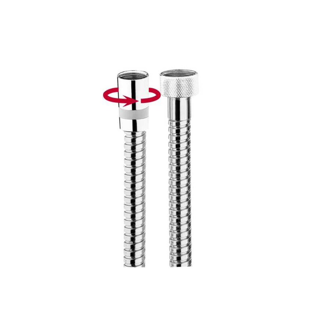 EADUTY Tubo Da Giardino Ibrido 5/8 X 50 Piedi, Leggero E Antiattorcigliamento, Raccordi In Ottone Massiccio Con Girella, Grigio/Rosso