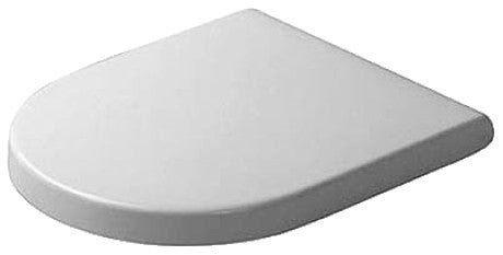 Duravit Cerniere in acciaio inox con chiusura rallentata DURAPLUS sedile con coperchio, con