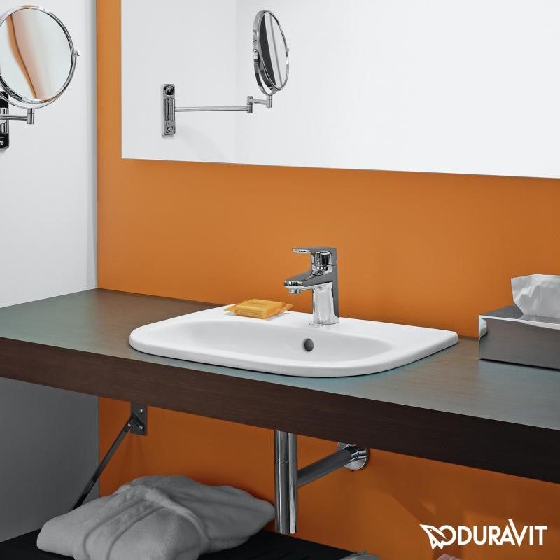 Lavabi Da Incasso Design.Duravit 0337540000 D Code Lavabo Da Incasso Soprapiano 54 5 Cm Monoforo Con Troppopieno Bianco Prezzi E Offerte Su Tavolla Com