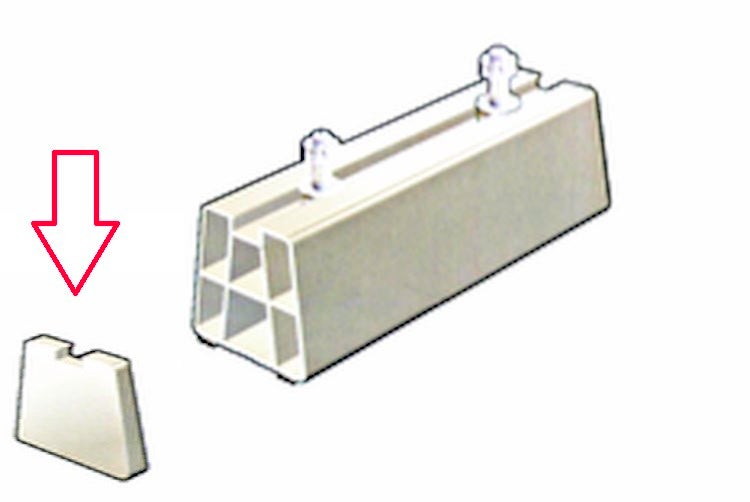 Supporti A Pavimento In PVC Per Climatizzatore Split - Tecnogas