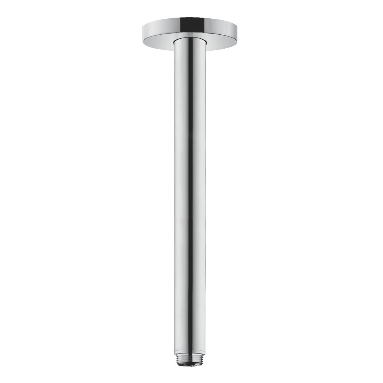 Hansgrohe 27389000 Fissaggio a soffitto S 30 cm, finitura cromo ...