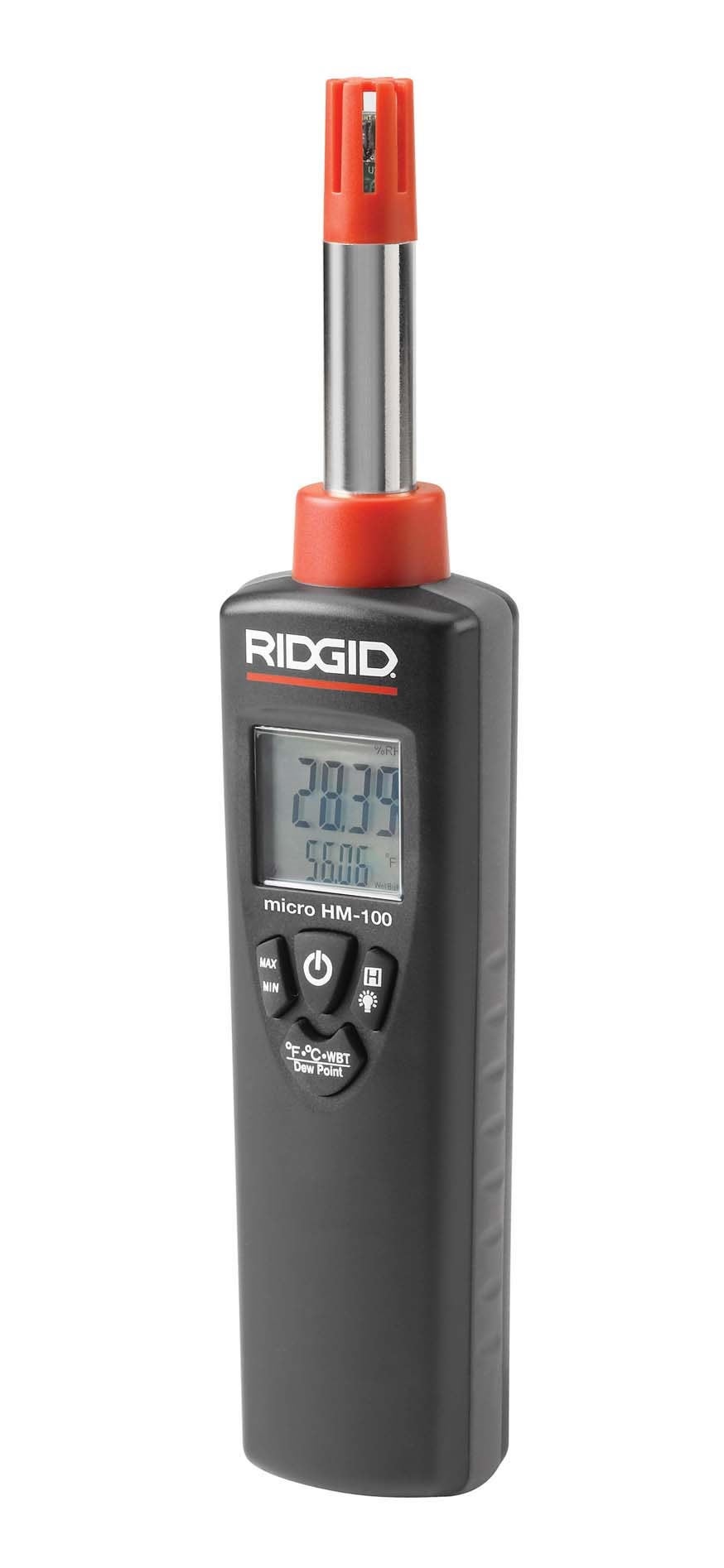 Ridgid 37438 Tester per umidità/temperatura micro HM-100,Display LCD 4½ ...
