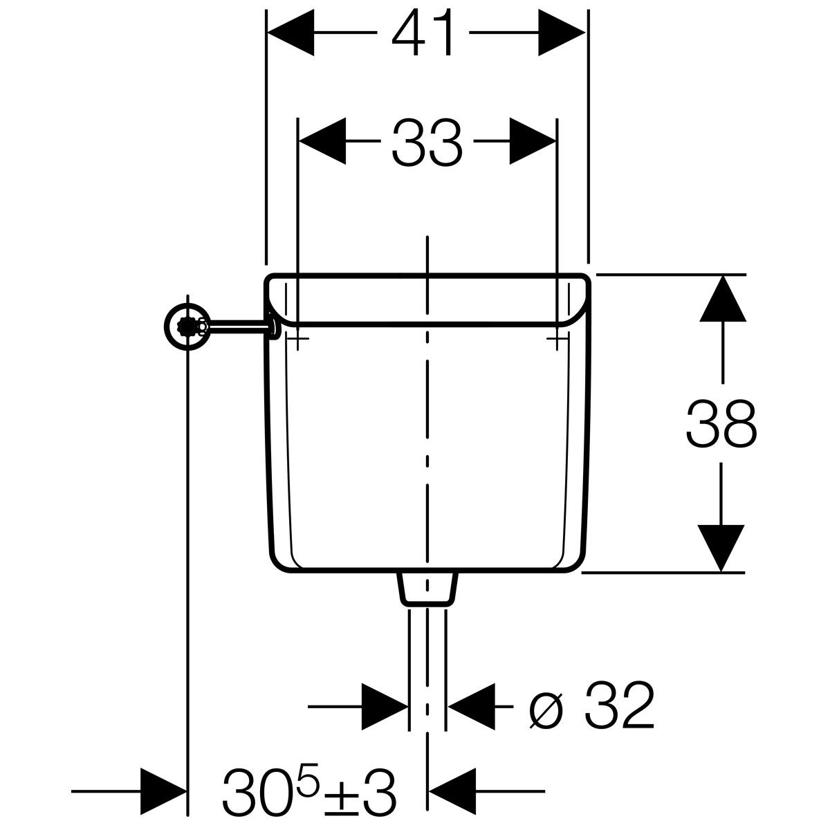 Kit Di Sostituzione Geberit Twico Per Cassette Di Scarico 240516001 33078 - Foto 11