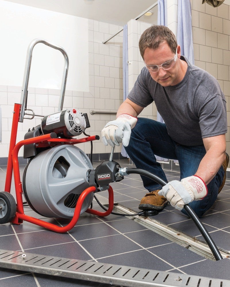 Ridgid 78048 K-46 SinkSnake Stasatore A Batteria, Con Cavo IC Da 8 Mm Per 76 M Senza Alimentazione Ridgid 78048 K-46 SinkSnake Stasatore A Batteria, Con Cavo IC Da 8 Mm Per 76 M Senza Alimentazione