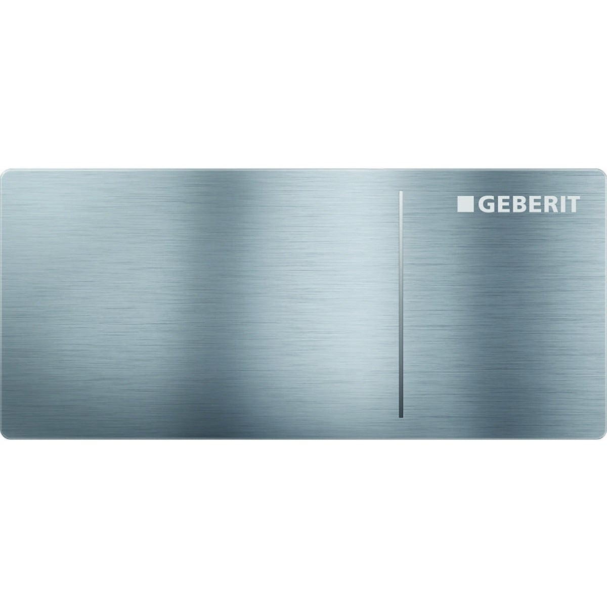 Geberit 115.080.KH.1 OMEGA30 placca di comando per risciacquo a due  quantità, placca e tasti finitura cromo, profili design finitura cromo  satinato