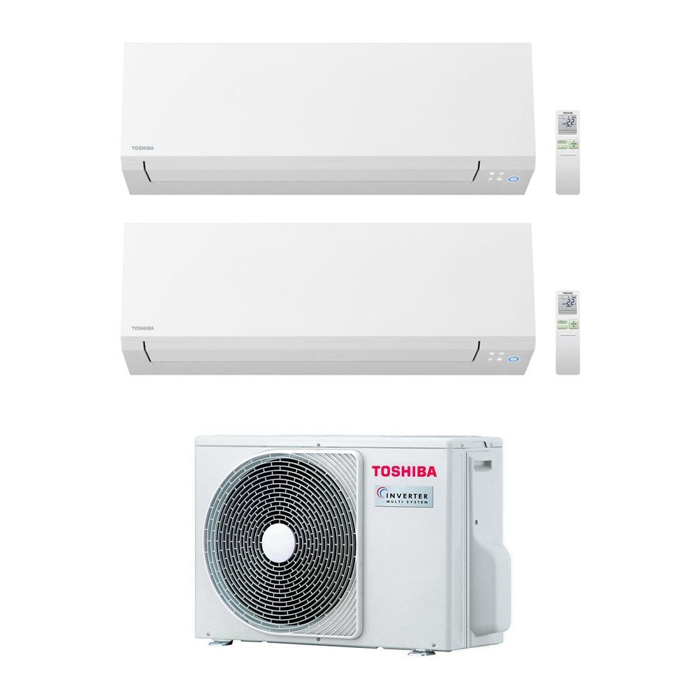 Toshiba Shorai Edge R Climatizzatore A Parete Dual Split Inverter Wi Fi Bianco Unit Esterna