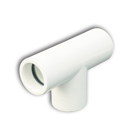 Immagine di Tecnosystemi derivazione a "T" mod.dt - tcr21, colore bianco 11126312