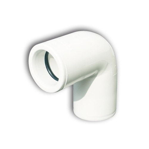 Immagine di Tecnosystemi curva ad angolo 90ø - tcr21, colore bianco 11126311