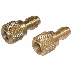 Immagine di Tecnosystemi raccordo rigido diritto con premispillo e valvolina M 1/4" - F 5/16" 11132116