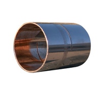 Immagine di Tecnosystemi manicotto in rame femmina-femmina Ø 1"5/8 (41,27mm) 11110618