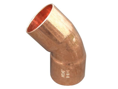 Immagine di Tecnosystemi curva in rame 45ø femmina-femmina Ø 7/8" (22,22mm) 11110632