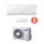 Samsung NEW STYLE Climatizzatore dual split AJ040FCJ2EH/EU + 2AR07KSFHB 7+7 BTU