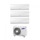 Samsung NEW STYLE Climatizzatore trial split AJ052FCJ3EH/EU + AR07KSFHB + 2AR09KSFHB 7+9+9 BTU