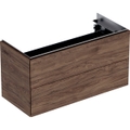 Immagine di Geberit ONE mobile per lavabo L.90 cm, con due cassetti, finiture noce canaletto 500.385.00.1
