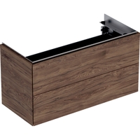 Immagine di Geberit ONE mobile per lavabo L.90 cm, con due cassetti, finiture noce canaletto 500.385.00.1