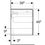 Immagine di Geberit ONE mobile per lavabo L.105 cm, con due cassetti, colore bianco finitura lucido 500.386.01.1