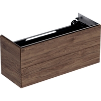 Immagine di Geberit ONE mobile per lavabo L.105 cm, con due cassetti, finiture noce canaletto 500.386.00.1
