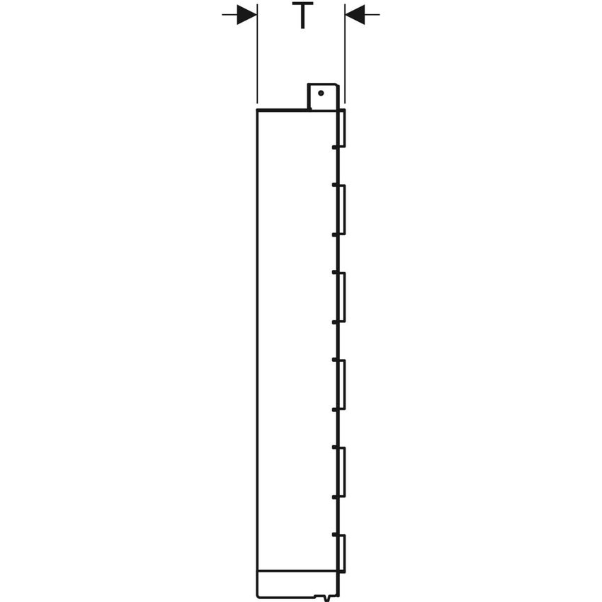 Immagine di Geberit DUOFIX modulo d'installazione per nicchia portaoggetti con ripiani 111.590.00.1