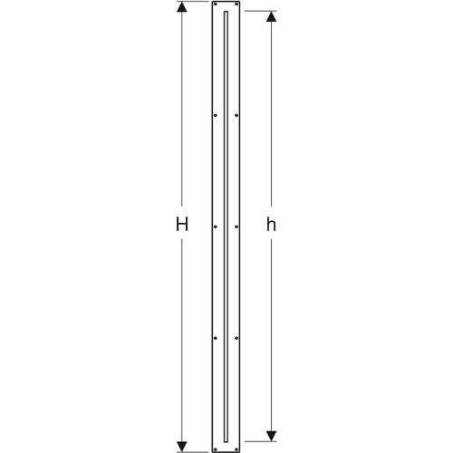 Immagine di Geberit DUOFIX modulo d'installazione in acciaio per parete di separazione per doccia walk-in 111.596.00.1