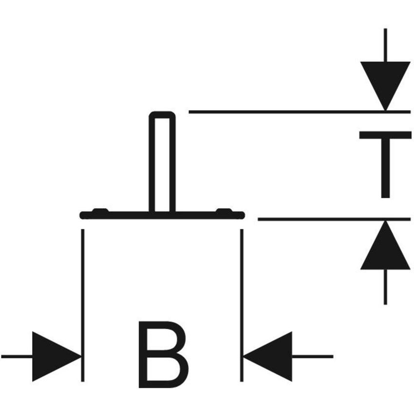 Immagine di Geberit DUOFIX modulo d’installazione per parete di separazione doccia per pareti con montanti metallici 154.281.00.1
