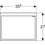Immagine di Geberit DUOFIX accessori di completamento per lavabo Geberit ONE design sospeso, colore bianco 115.420.11.1