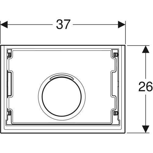 Immagine di Geberit DUOFIX accessori di completamento per mobili sottolavabo Geberit ONE 115.424.00.1