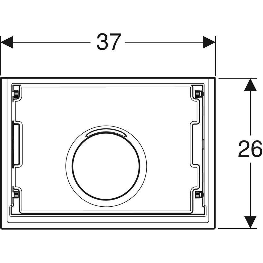 Immagine di Geberit DUOFIX accessori di completamento per mobili sottolavabo Geberit ONE 115.424.00.1